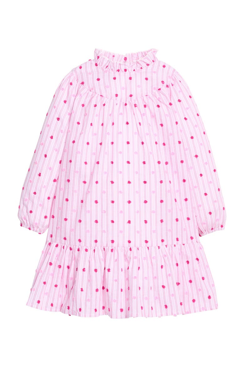 Kids' Jody Dress, Main, color, Magenta Clip Dot Stripe