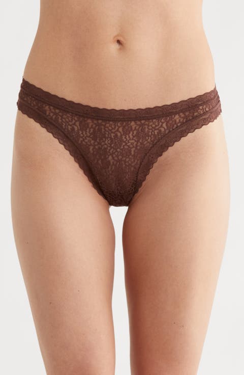 Assorted 5-Pack Lace Thongs