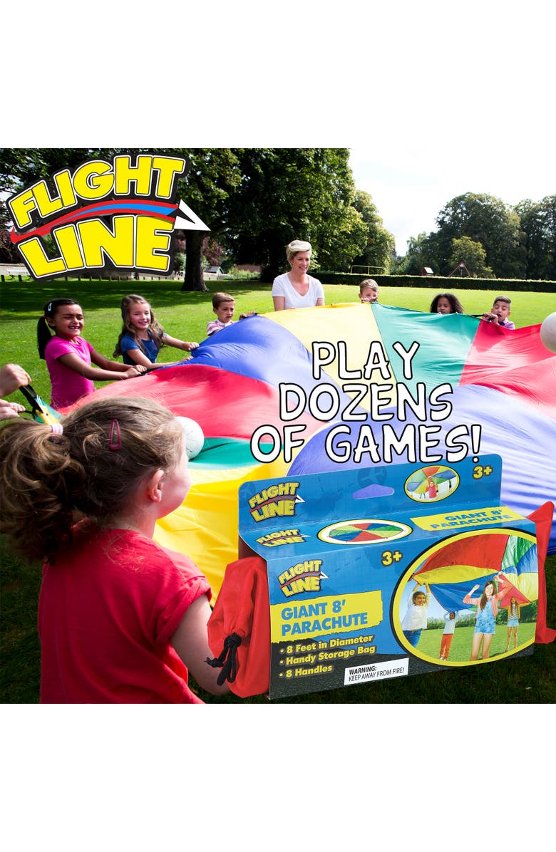Flight Line Giant 8
 Parachute, Kids 3+, Alternate, color, Multicolored