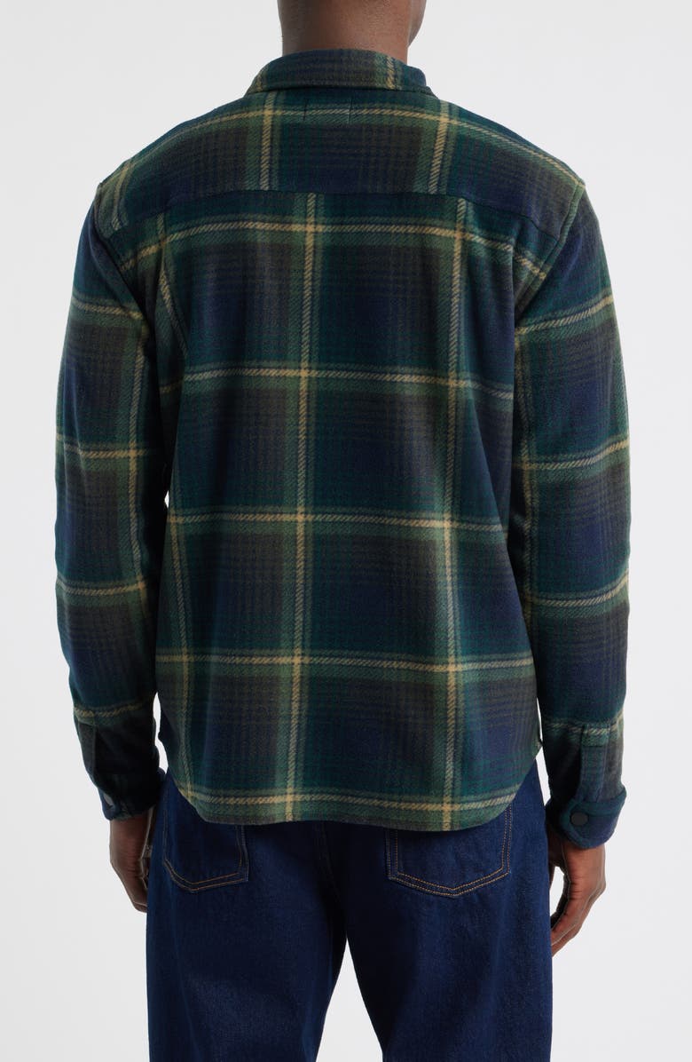 Billabong Furnace Flannel Button-Up Shirt, Alternate, color, Midnight