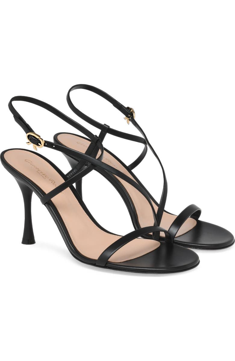 Gianvito Rossi Ascent Sandal, Alternate, color, Black Calf