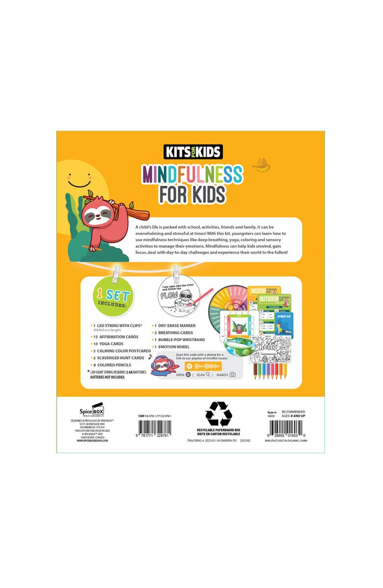 Kits For Kids Kids Mindfulness Tools and Techniques for a Balanced Life, Alternate, color, Multicolored