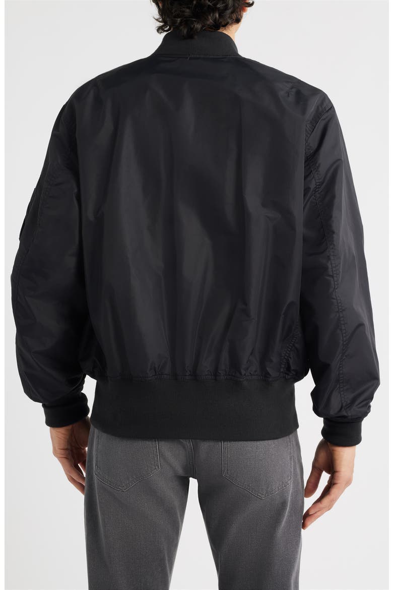 L-2B Hunter Water Resistant Bomber Jacket, Alternate, color, BLACK