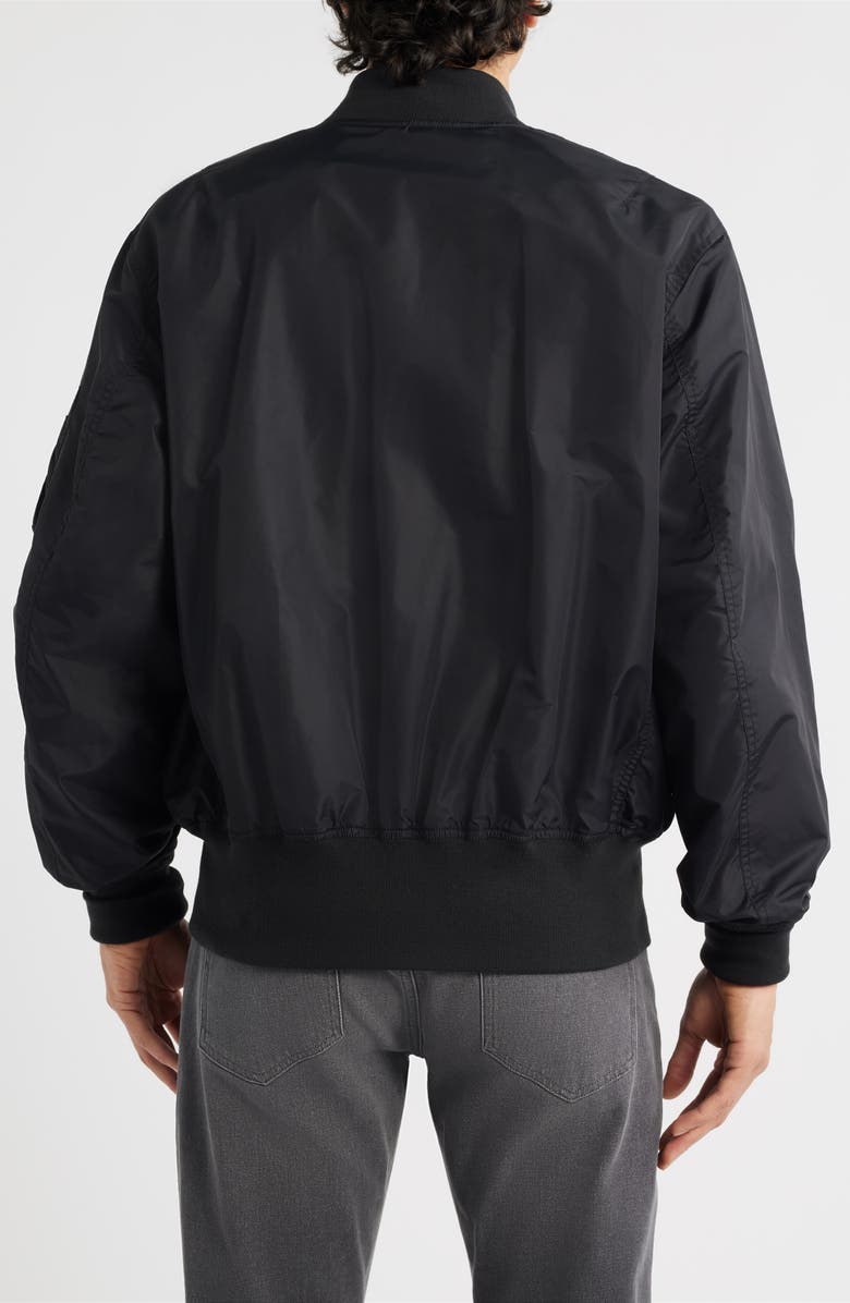 Alpha Industries L-2B Hunter Water Resistant Bomber Jacket, Alternate, color, Black