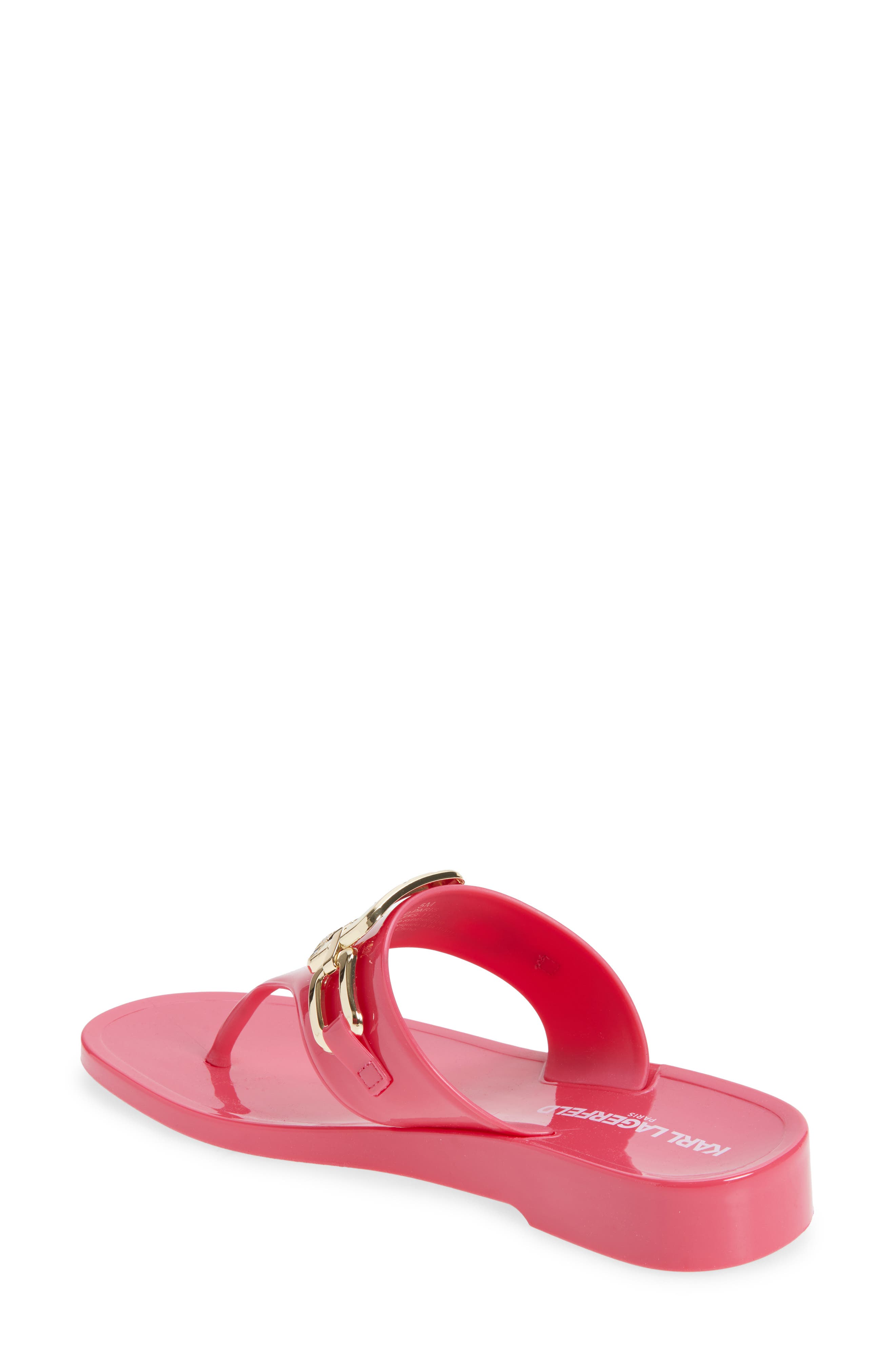 Vardice Flat Sandal, Alternate, color, HOT PINK