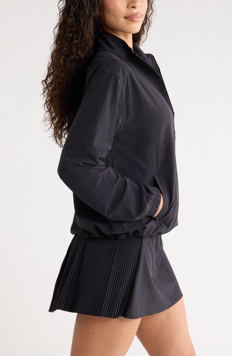 Zella Club Half Zip Pullover, Alternate, color, Black