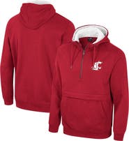 COLOSSEUM Men's Colosseum Crimson Washington State Cougars Half-Zip Hoodie