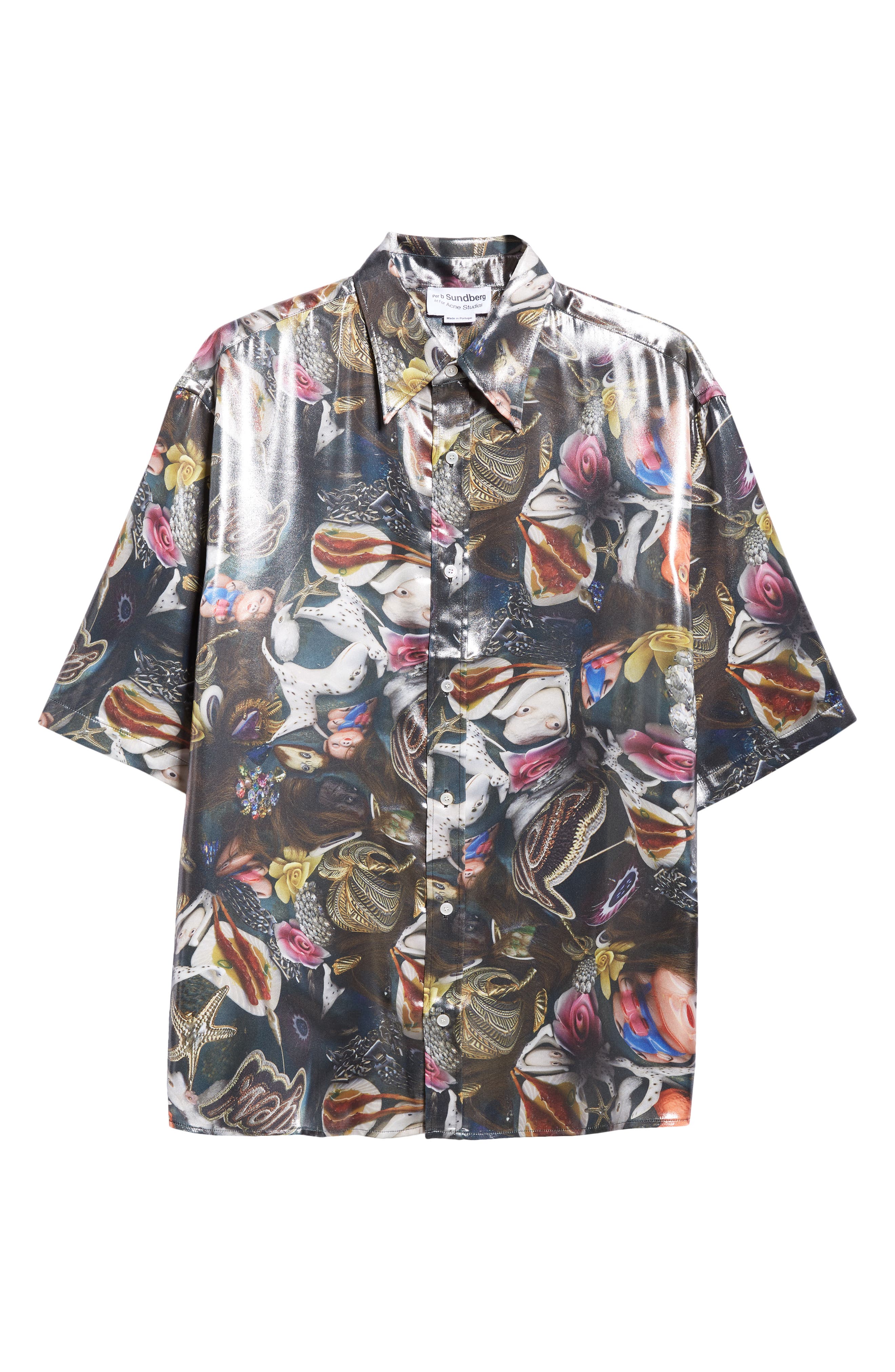 Acne Studios Per B. Sundberg Print Button-Up Shirt (Men