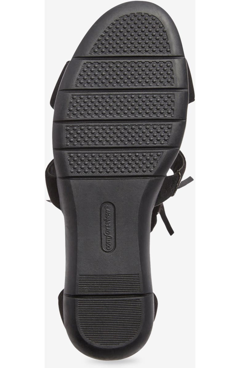 Comfortview The Carmella Sandal, Alternate, color, Black