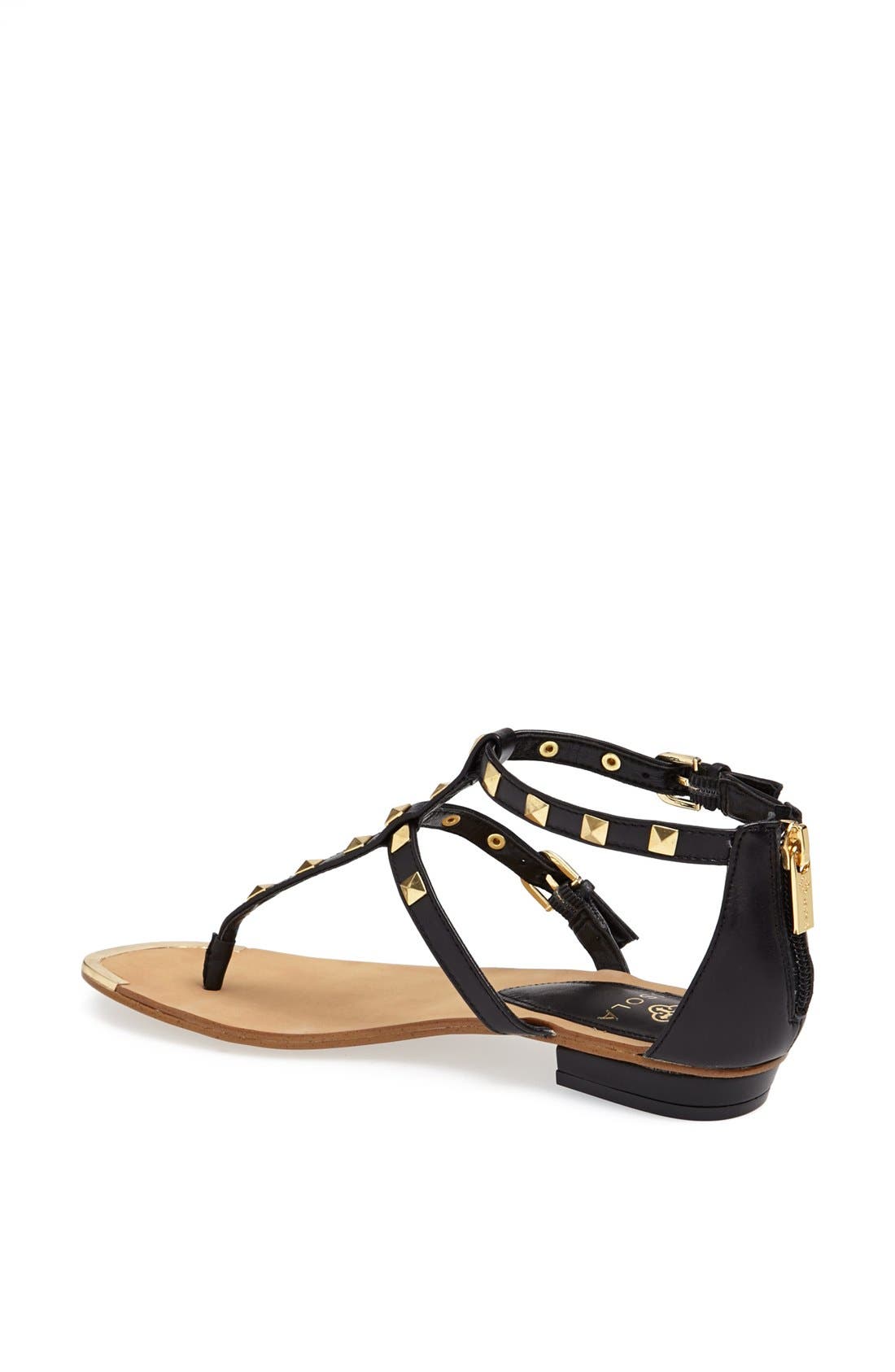 Isolá 'Adie' Studded Leather Thong Sandal, Alternate, color, 