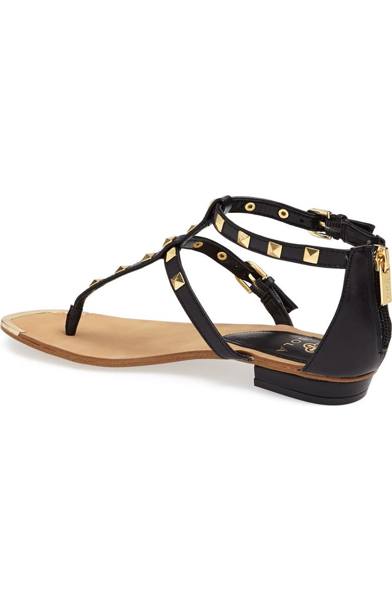 Isolá 'Adie' Studded Leather Thong Sandal, Alternate, color,