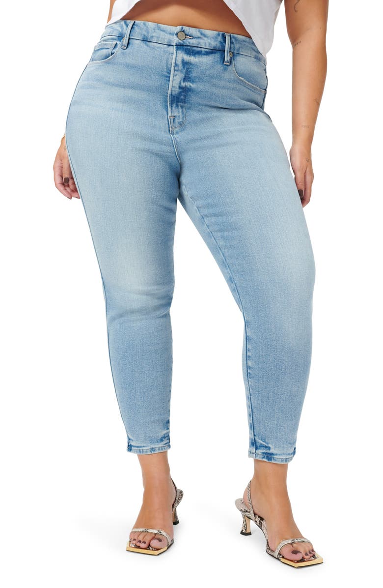Good American Curve Skinny Cropped Jeans, Alternate, color, 