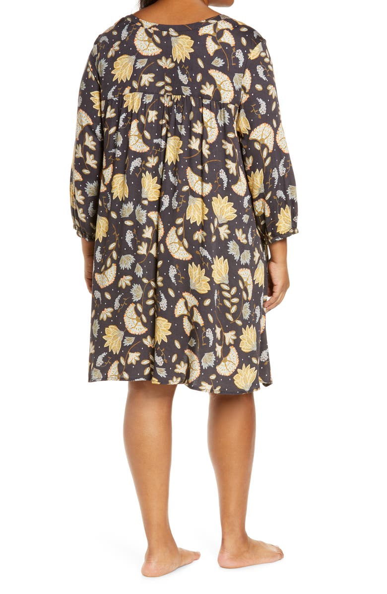 Refinery29 Pajama Shirt Dress, Alternate, color, 