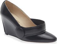 Vaquera Leather Wedge Pump
