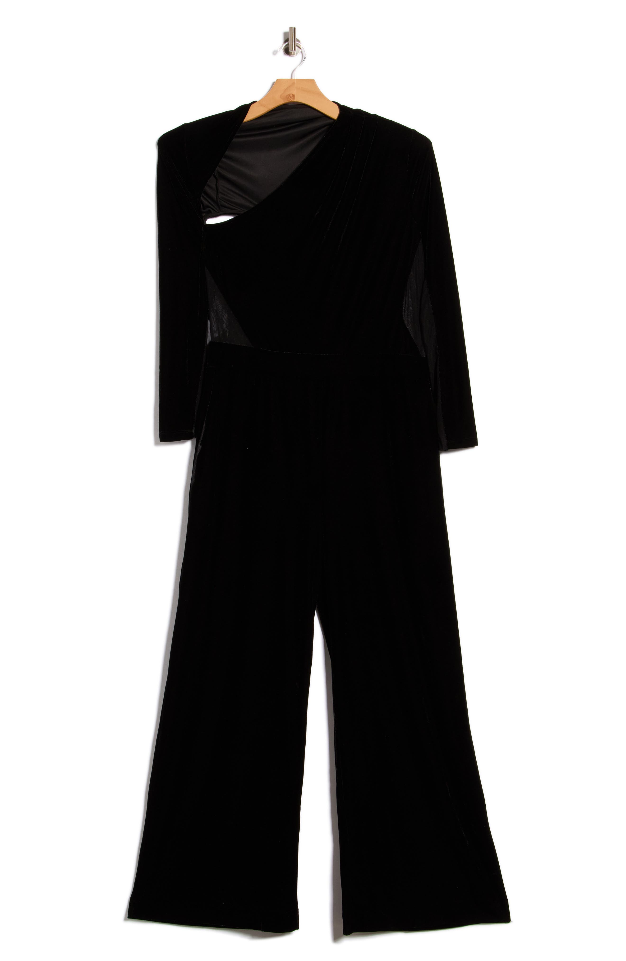 Karolina Long Sleeve Velvet Jumpsuit