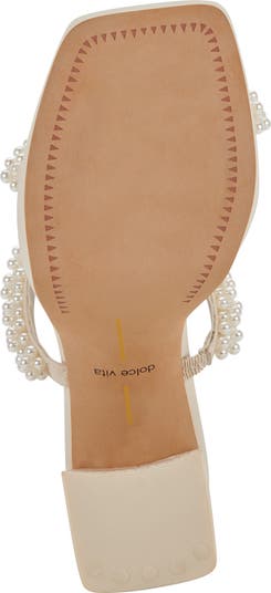 Ariele Imitation Pearl Platform Sandal