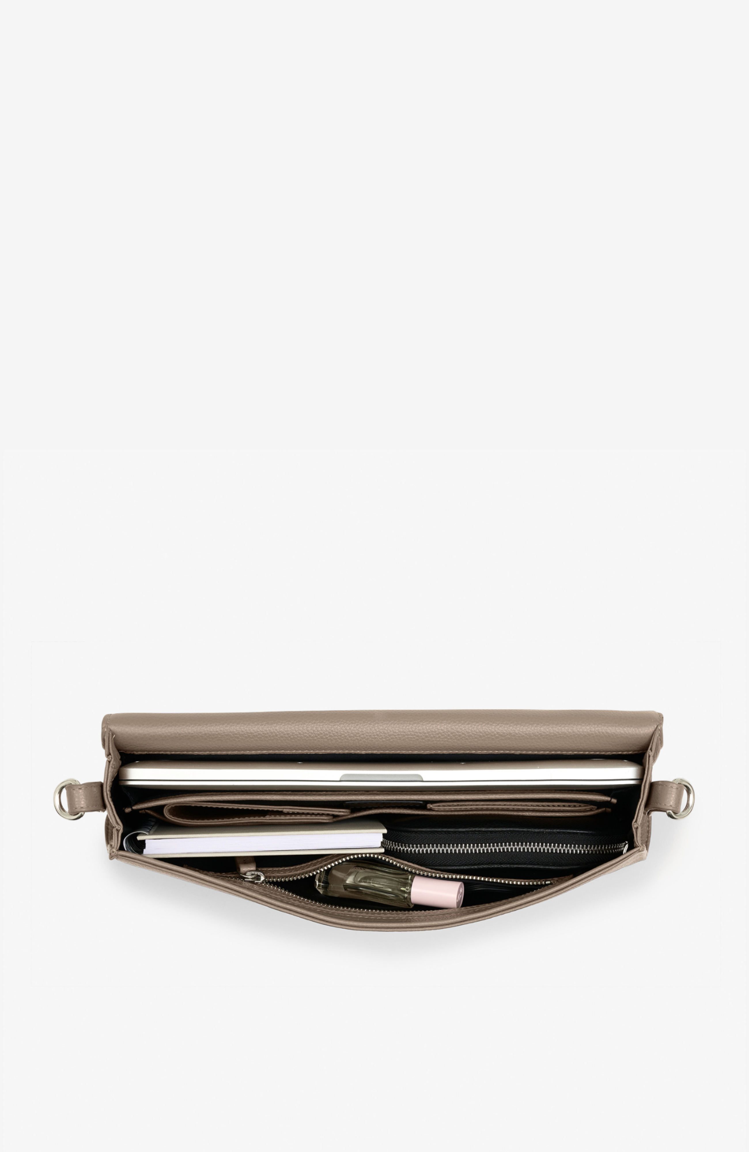 Classic Slim Briefcase, Alternate, color, Clay/Gold