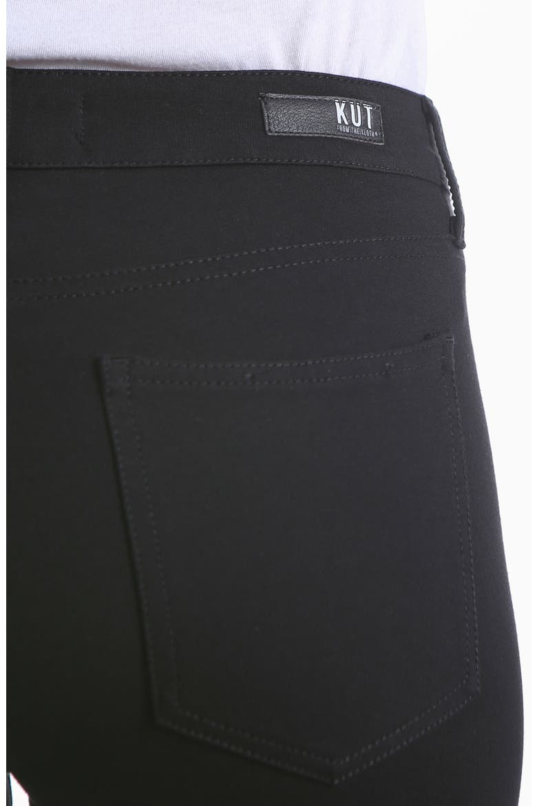 Donna High Waist Ponte Skinny Pants, Alternate, color, BLACK