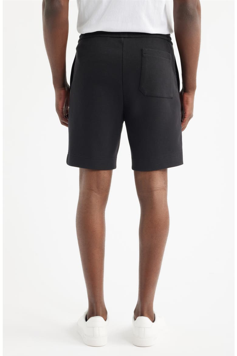 Pintuck Textured Shorts, Alternate, color, BLACK