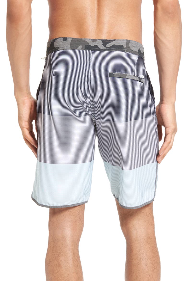 Cruise Hybrid Board Shorts, Alternate, color, WAVE STRIPE