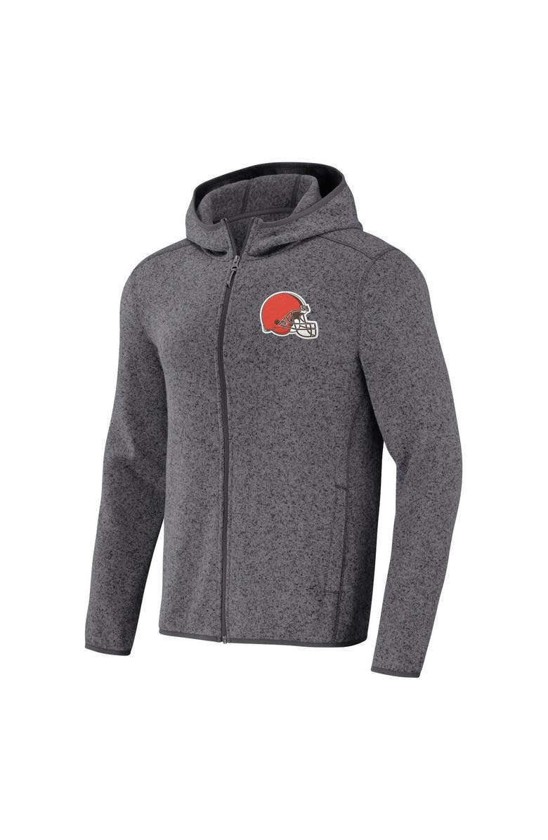 NFL X DARIUS RUCKER Men's NFL x Darius Rucker Collection by Fanatics Gray Cleveland Browns Fleece Pullover Hoodie, Alternate, color, 