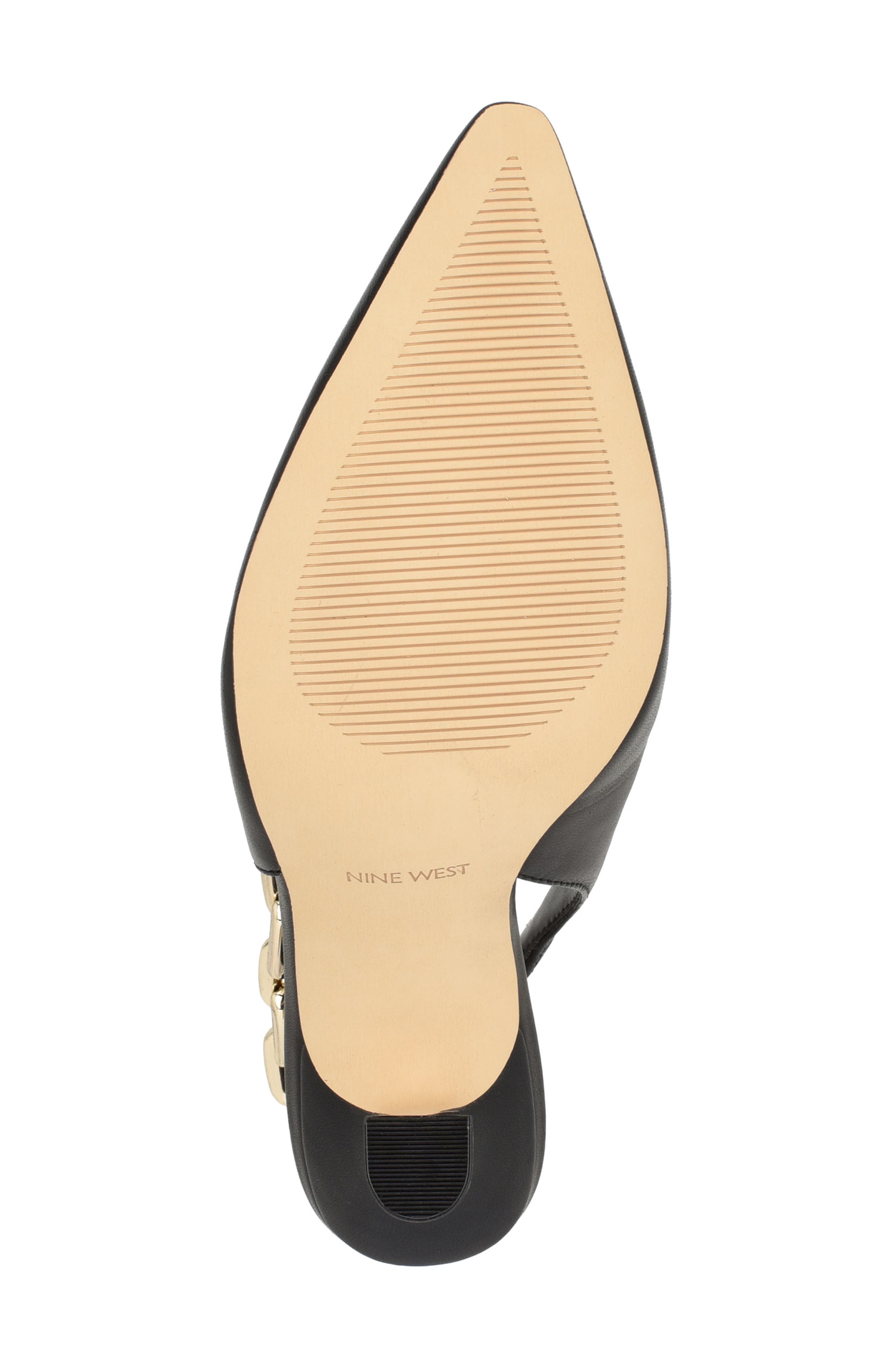 Nine West Veroni Slingback Pointed Toe Pump, Alternate, color, Blk01