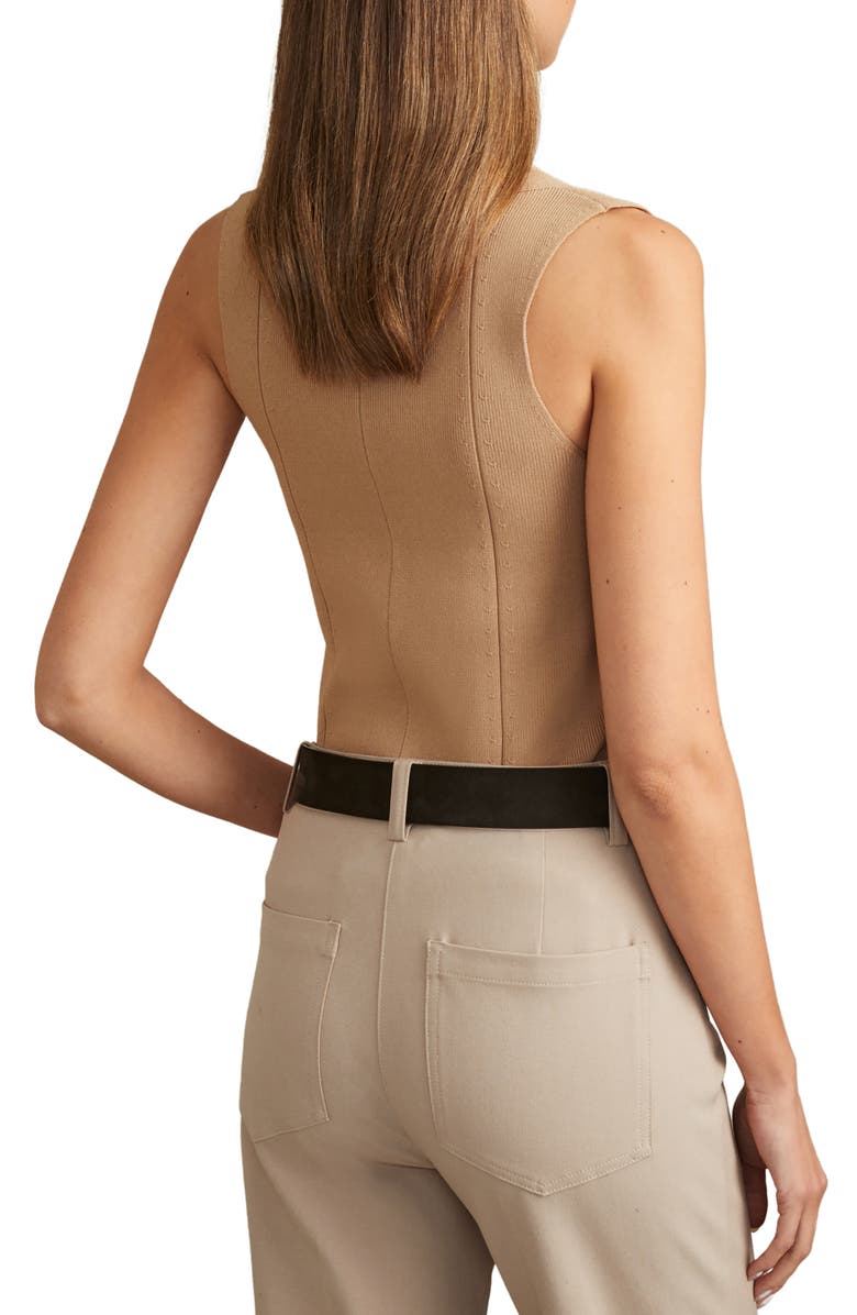 Reiss Kimmy Rib Sleeveless Top, Alternate, color,