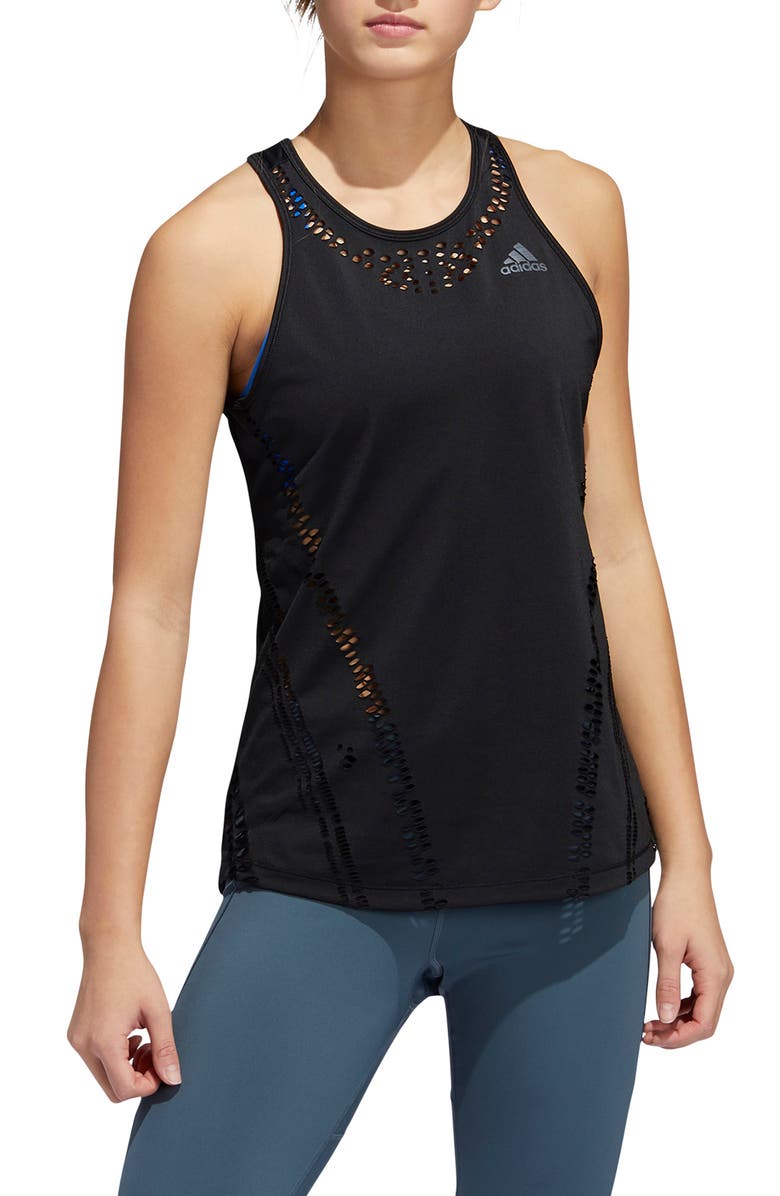 adidas Primeblue Racerback Tank, Main, color,