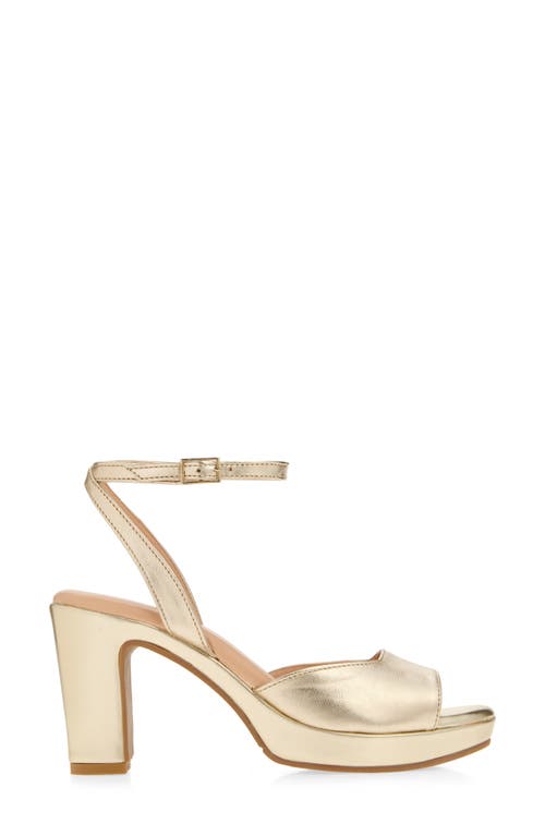 Cordani Vita Ankle Strap Platform Sandal In Silver