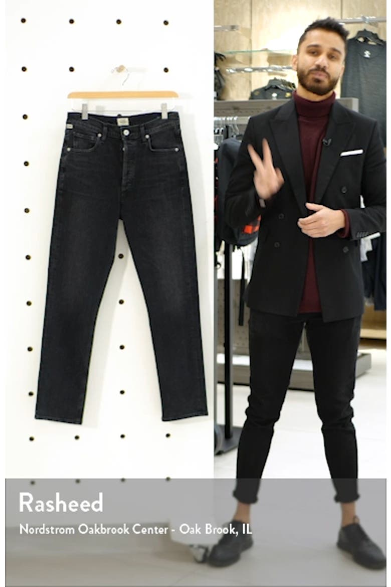 High Waist Straight Leg Jeans video