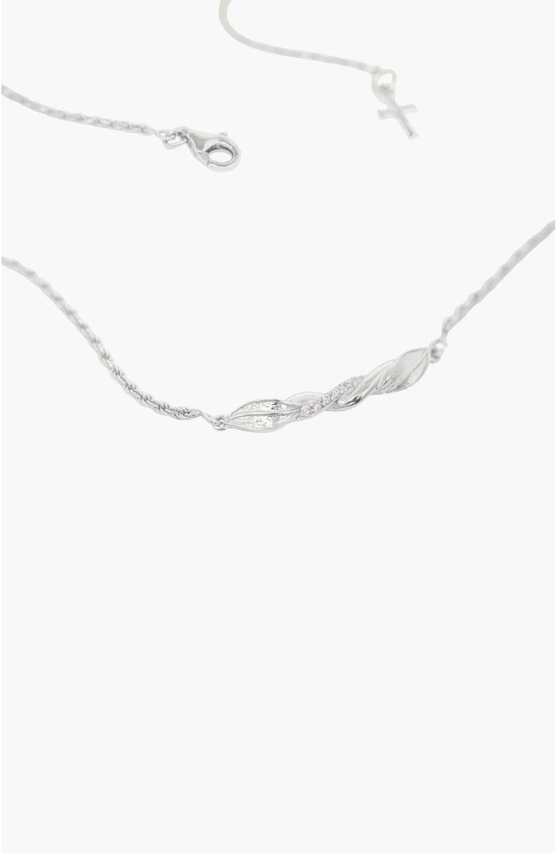 Rizen Jewelry Sacred Vine Necklace, Main, color, Sterling Silver