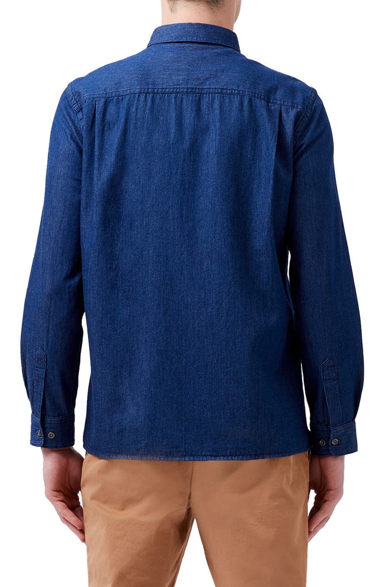 French Connection Denim Button-Up Shirt, Alternate, color, 