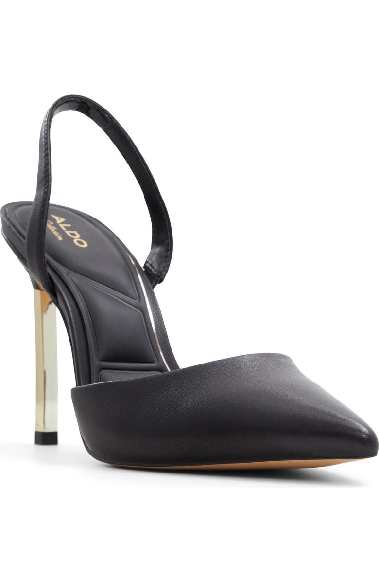 ALDO Shimmy Pointed Toe Slingback Pump, Main, color,