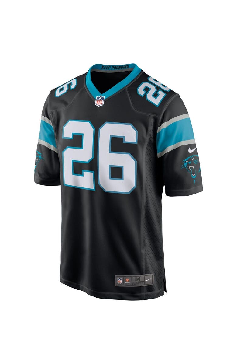 Nike Men's Nike Donte Jackson Black Carolina Panthers Game Jersey, Alternate, color,