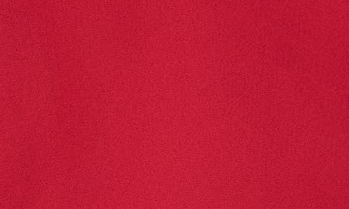 Cece Scallop Detail Front Button Top In Red