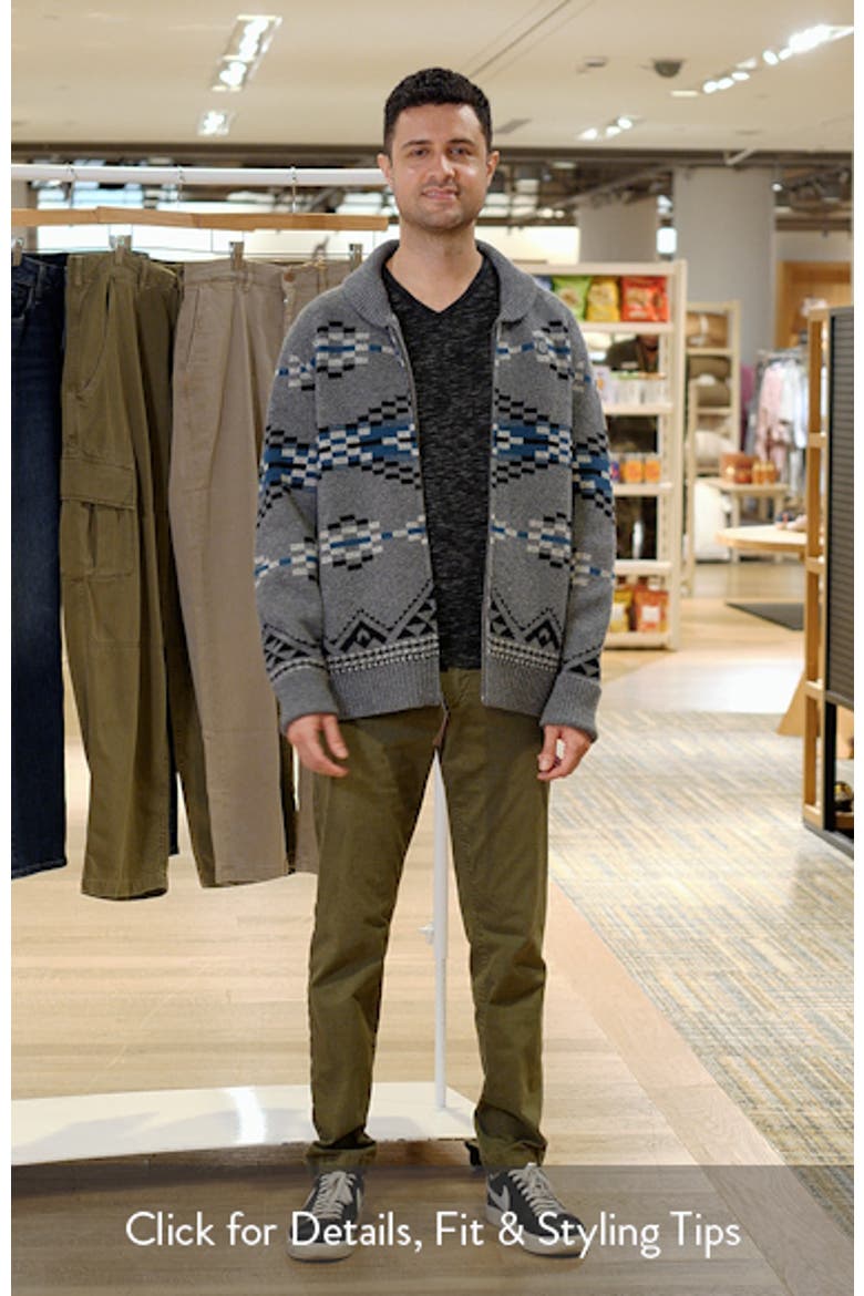 Lost Trail Lambswool Zip Cardigan video