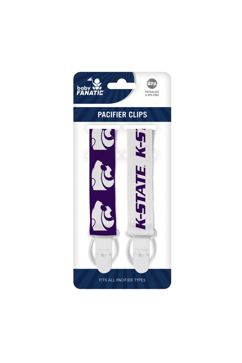 Kansas State Pacifier Clip 2-Pack, Alternate, color, Multicolor
