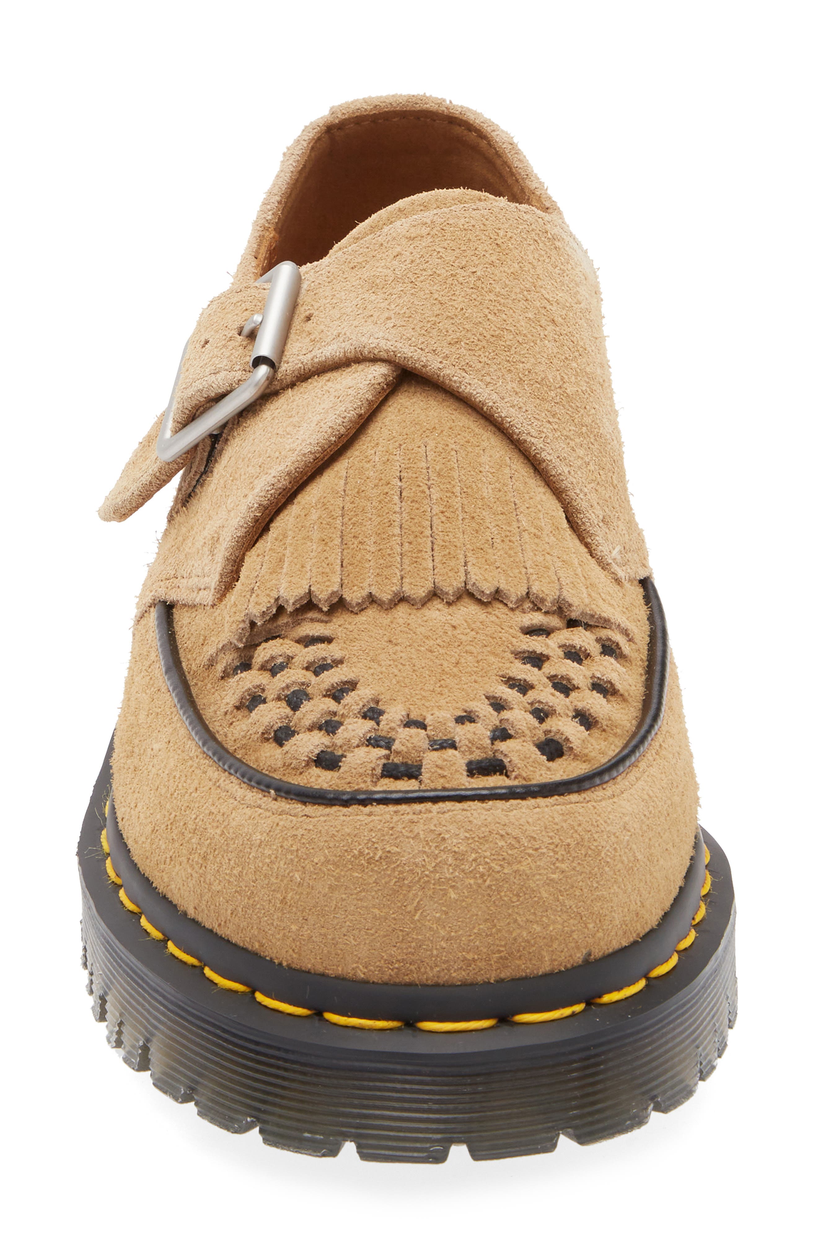 Dr. Martens Ramsey Kiltie Buckle Suede Creeper Shoe, Alternate, color, 
