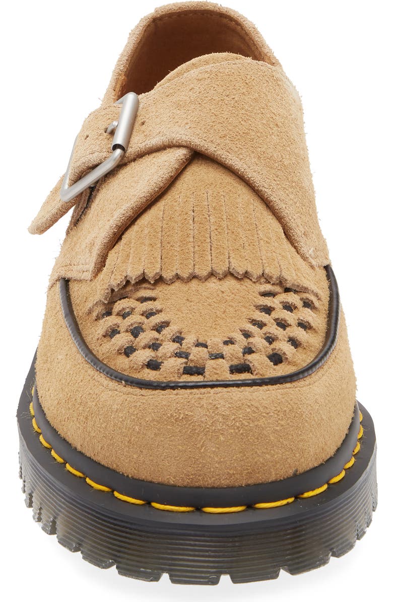 Dr. Martens Ramsey Kiltie Buckle Suede Creeper Shoe, Alternate, color,