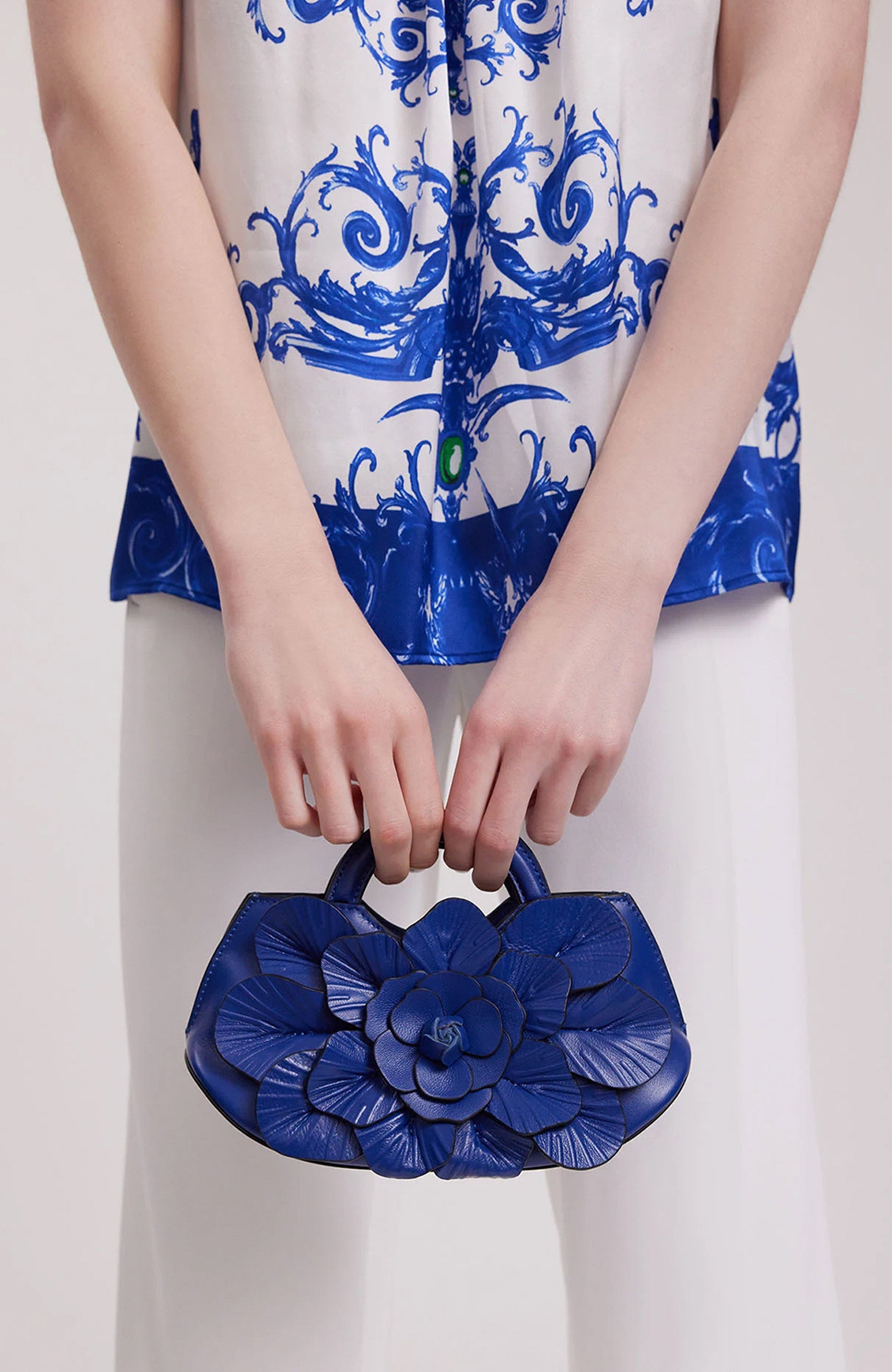 Anne Fontaine Scarlett Mini Bag, Alternate, color, Ultrablue