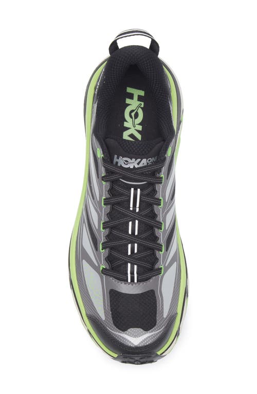 Hoka Mafate Speed 2 Rubber And Mesh Running Sneakers In Black