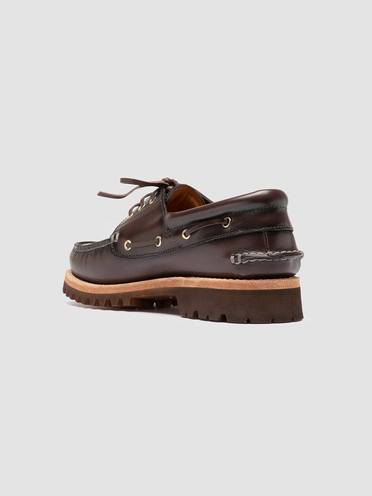 Heritage Flexi 001 Leather Boat Shoes, Alternate, color, Brown