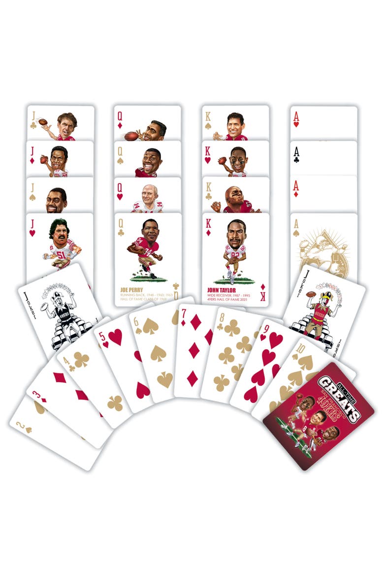 San Francisco 49ers Playing Cards, Alternate, color, Multicolor