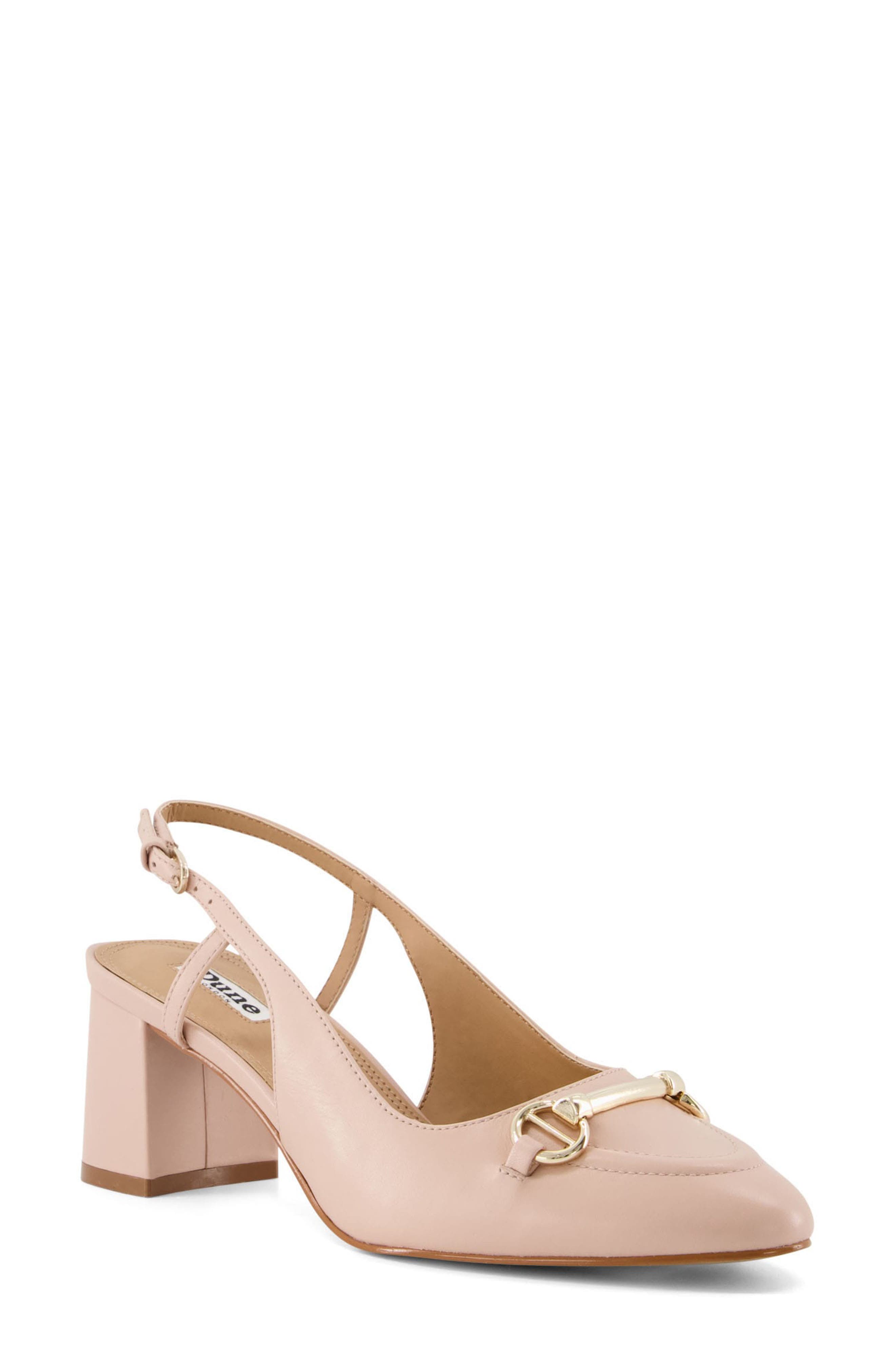 Cassie Block Heel Slingback Pump, Main, color, BEIGE