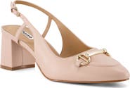 Dune London Cassie Block Heel Slingback Pump