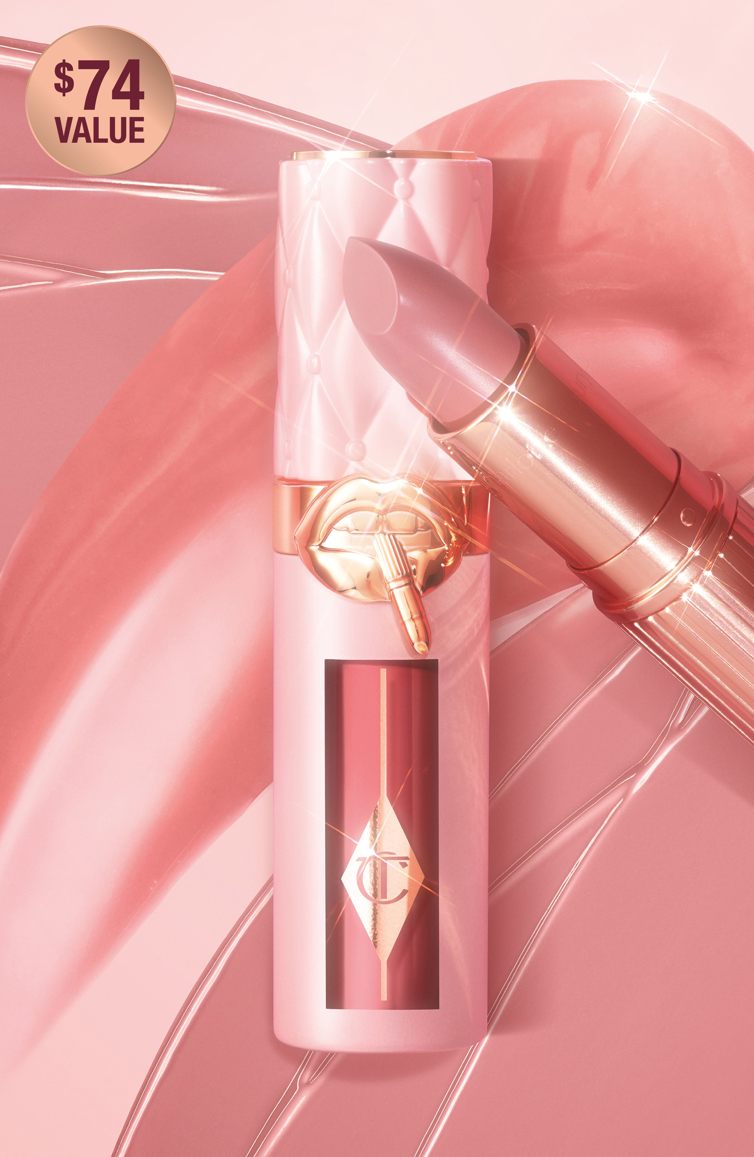 Charlotte Tilbury Pillow Talk Big Lip Plumpgasm Kit $74 Value
