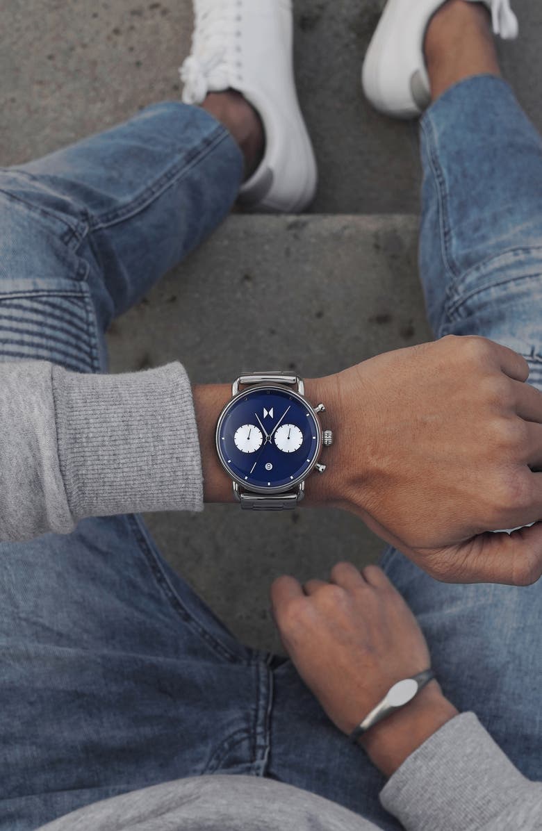 MVMT WATCHES MVMT Blacktop Bracelet Watch, 47mm, Alternate, color,