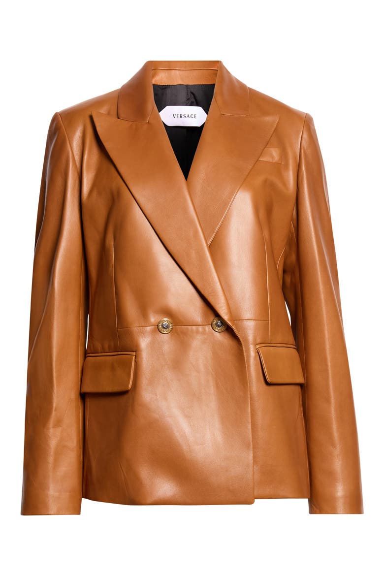 Plongé Leather Jacket, Main, color, LEATHER