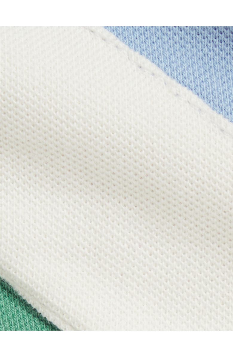 Ralph Lauren Big Pony Piqué Polo & Pull-On Shorts Set, Alternate, color, White Multi