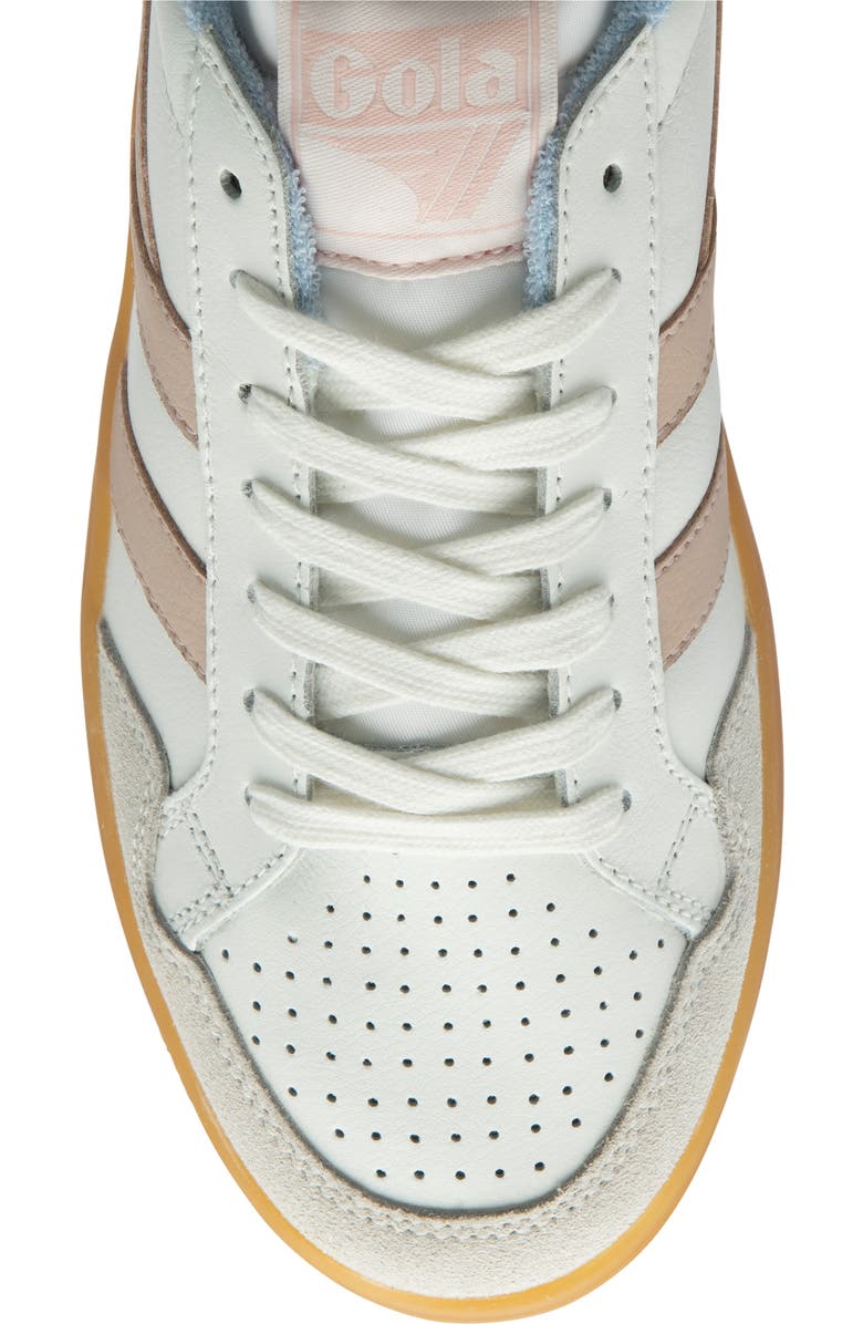 Gola Eagle 86 Sneaker, Alternate, color, White/ Rose/ Air/ Gum